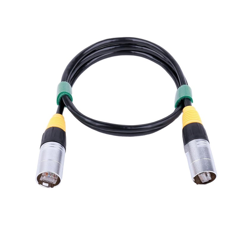 BESCOOS IP65 Waterproof RJ45 CAT5E Ethercon Cable Both Ends with Ethernet Shielded Connectors (3Feet_5PCS) - Image 2
